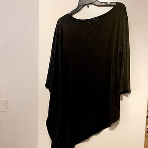 Yala Design bamboo top with asymmetrical hem | L/XL